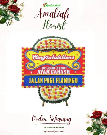 Sewa Papan Bunga Enam Lingkung